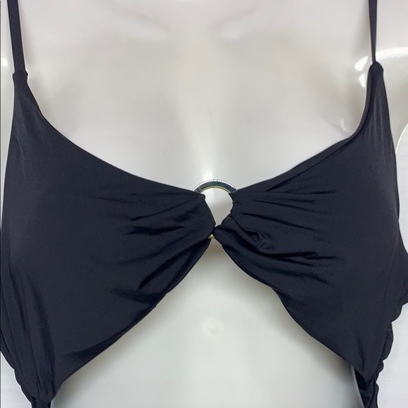YMI Black Strappy One-Piece Swimsuit - Picture 5 of 8